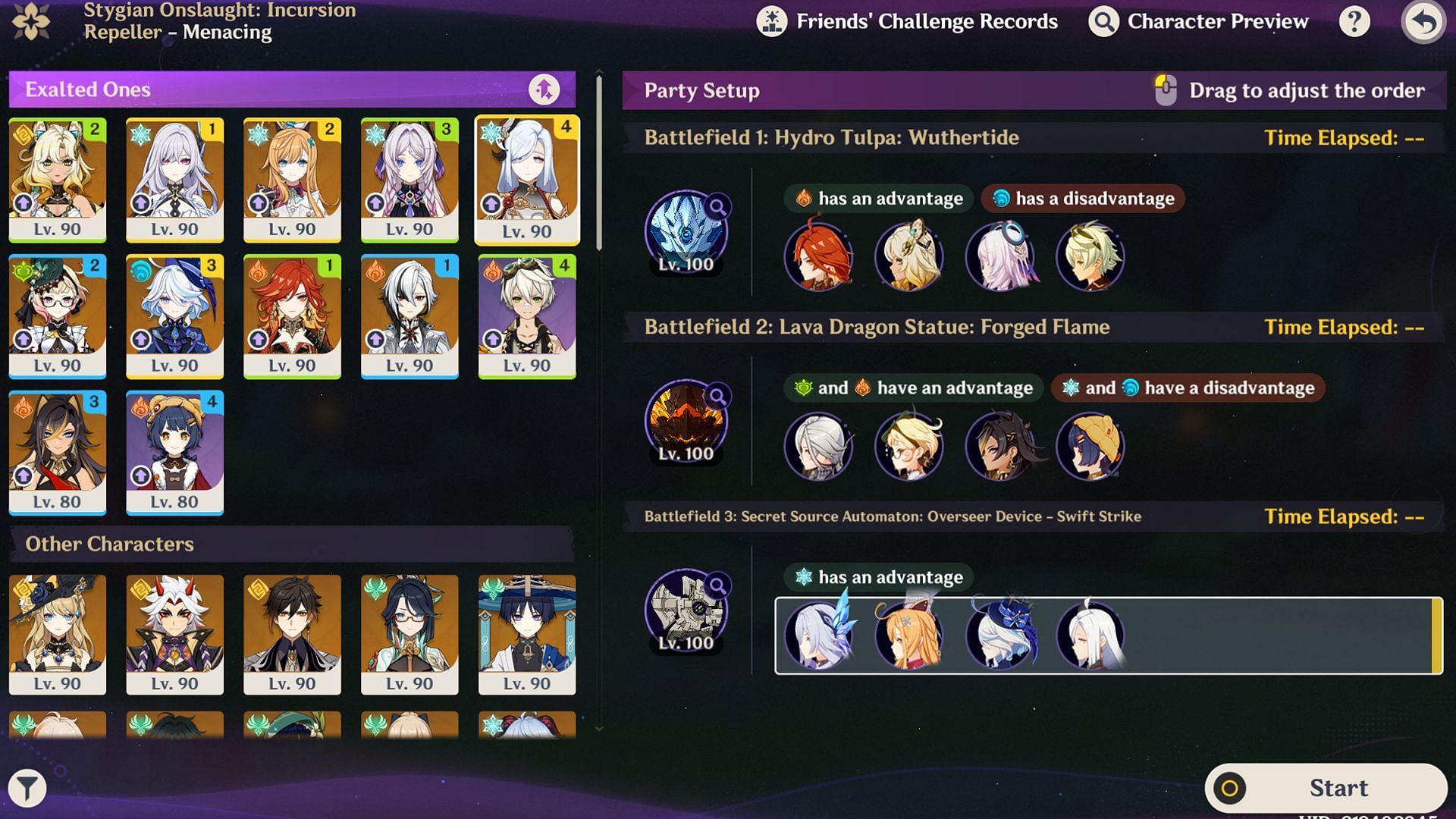 Stygian Onslaught features three different bosses (Image via Sportskeeda Gaming/HoYoverse)